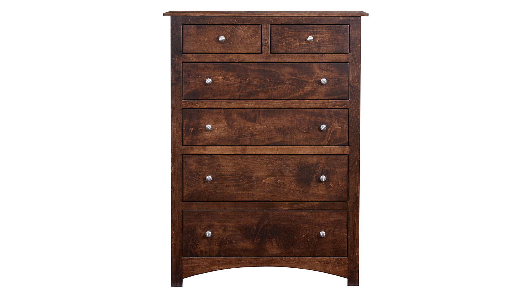 Finland Solid Maple 6 Drawer Tall Chest