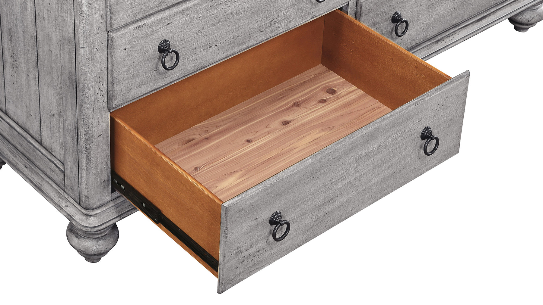 Plymouth Modern Farmhouse Distressed 8 Drawer Chest