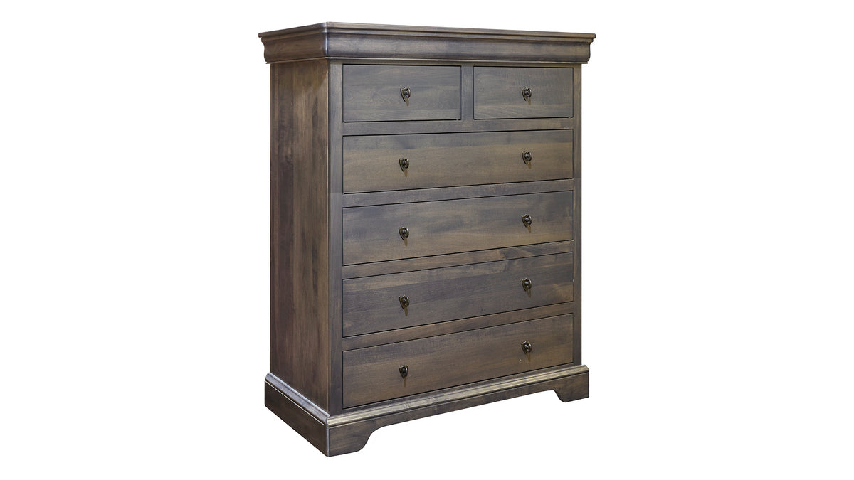 Louis Phillipe Gray Tall Chest