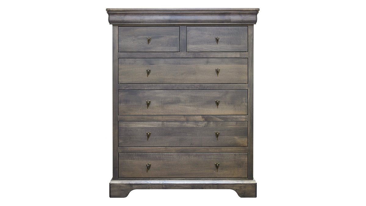 Louis Phillipe Gray Tall Chest