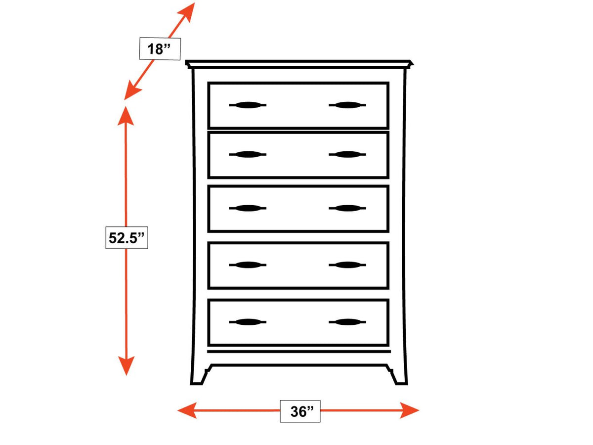 Rockdale 5-Drawer Chest