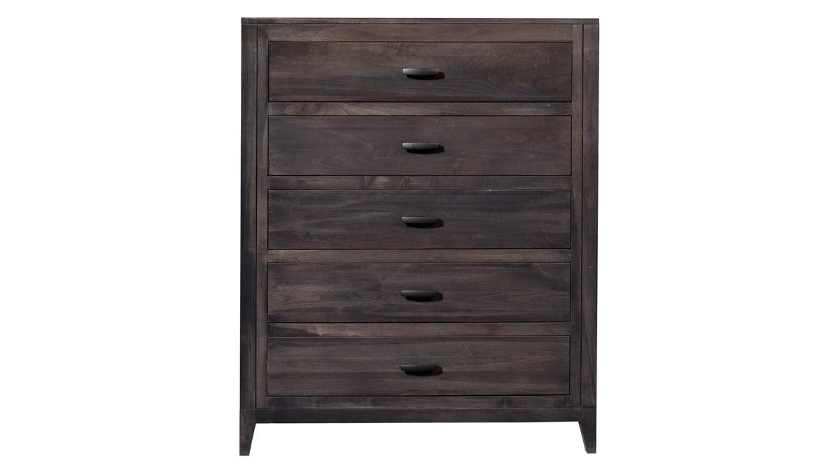 Modern Storm Grey Tall Chest