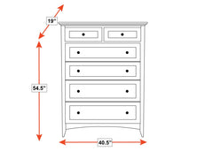 Lake Houston 6-Drawer Chest