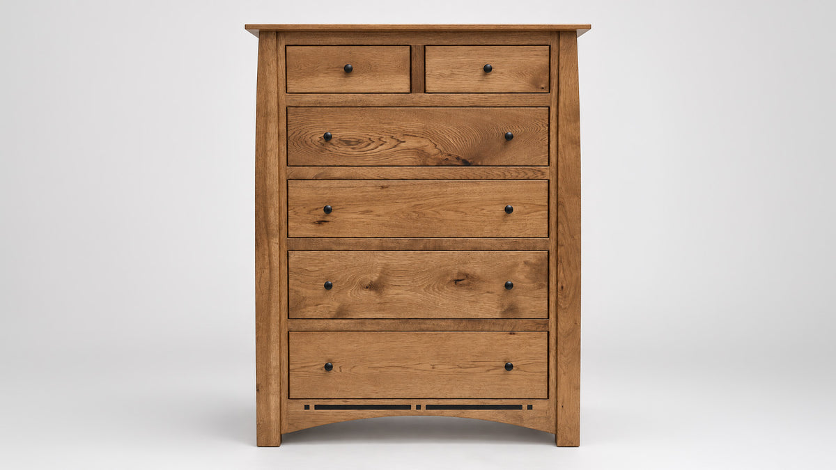 front view of 6 drawer chest