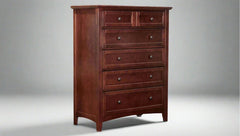 Bonanza Cherry Modern 5 Drawer Chest