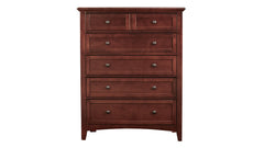 Bonanza Cherry Modern 5 Drawer Chest