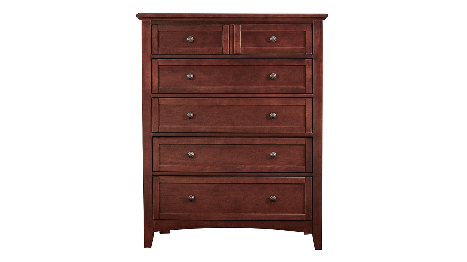 Bonanza Cherry Modern 5 Drawer Chest