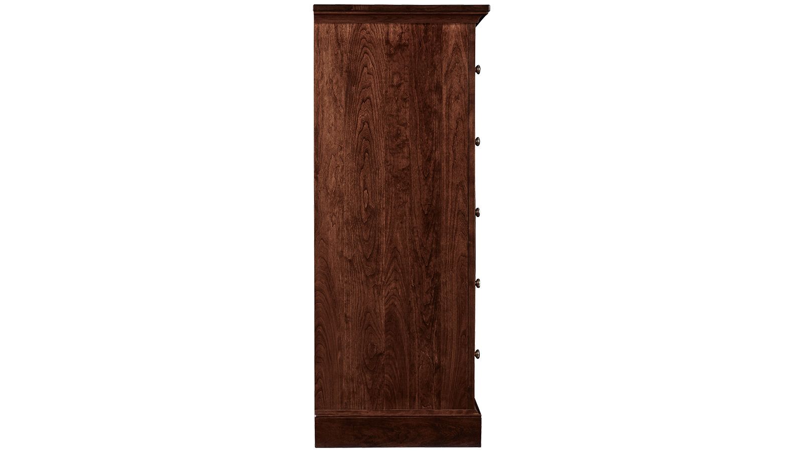 Gladewater Solid Black Cherry Wood Modern 6 Drawer Chest