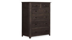 Tyler Solid Oak Wood Modern 6 Drawer Chest