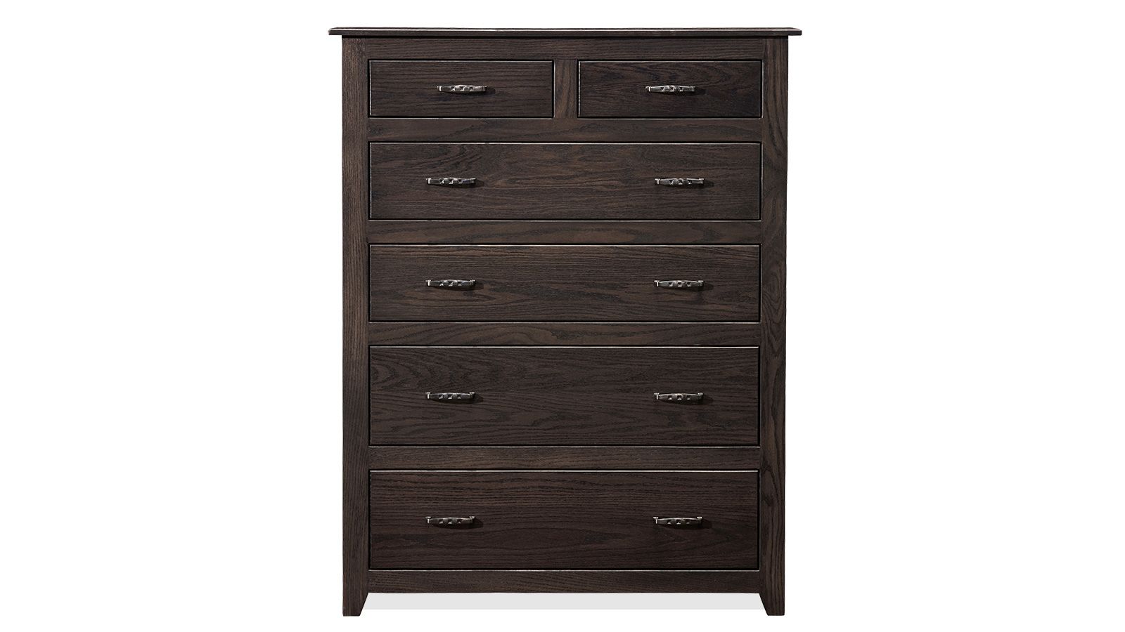 Tyler Solid Oak Wood Modern 6 Drawer Chest