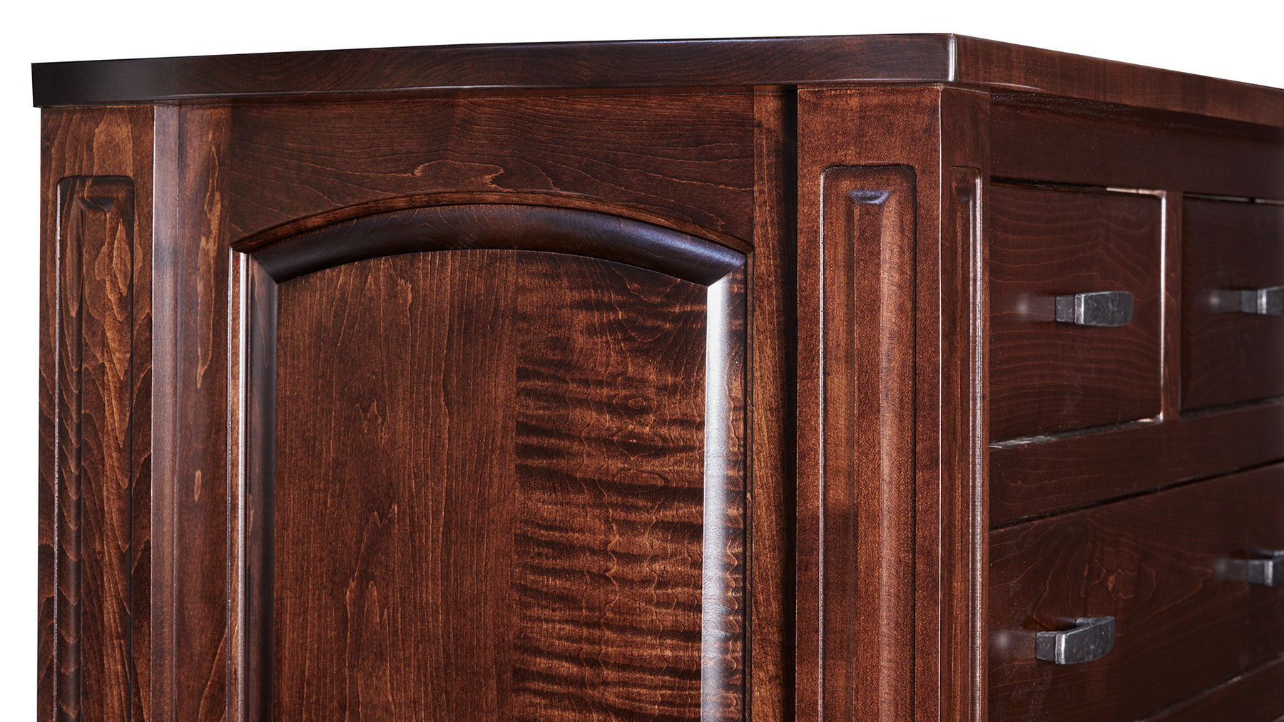 Lexington Solid Maple Wood 7 Drawer Tall Chest
