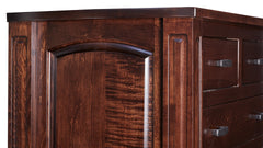 Lexington Solid Maple Wood 7 Drawer Tall Chest