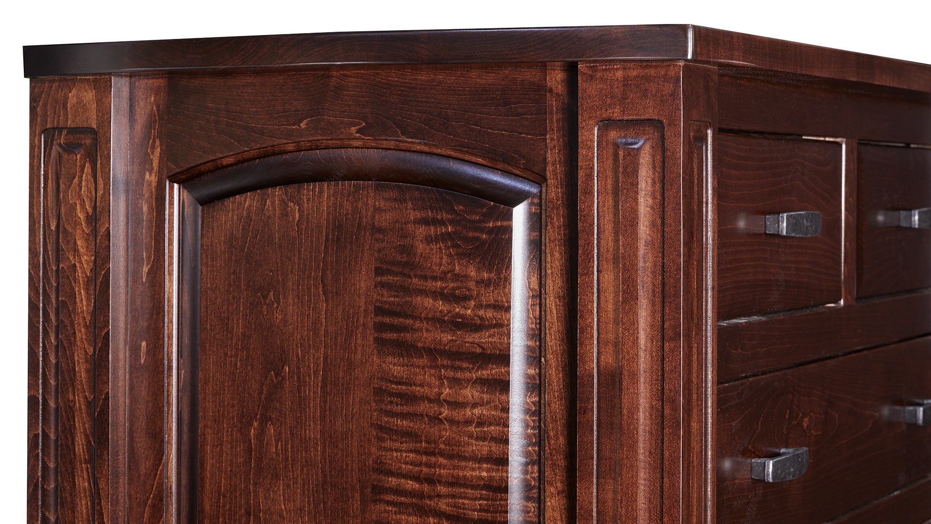Lexington Solid Maple Wood 7 Drawer Tall Chest
