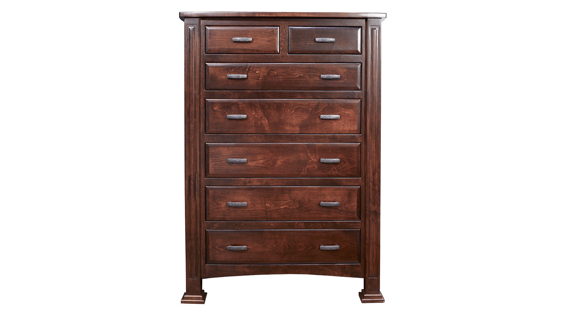 Lexington Solid Maple Wood 7 Drawer Tall Chest