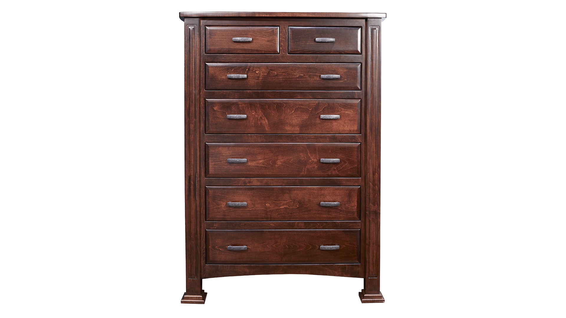 Lexington Solid Maple Wood 7 Drawer Tall Chest