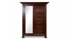 Galena Park Wardrobe Chest – Solid Wood Amish Bedroom Storage | Gallery Furniture