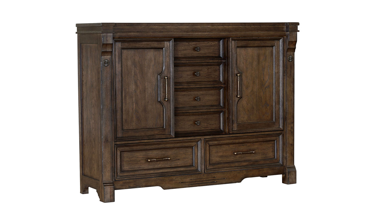 Pecan Rustic Door Chest