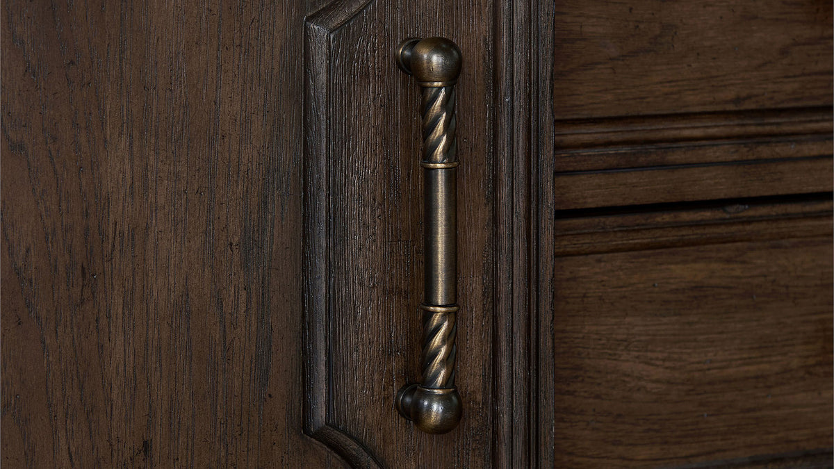 Pecan Rustic Door Chest