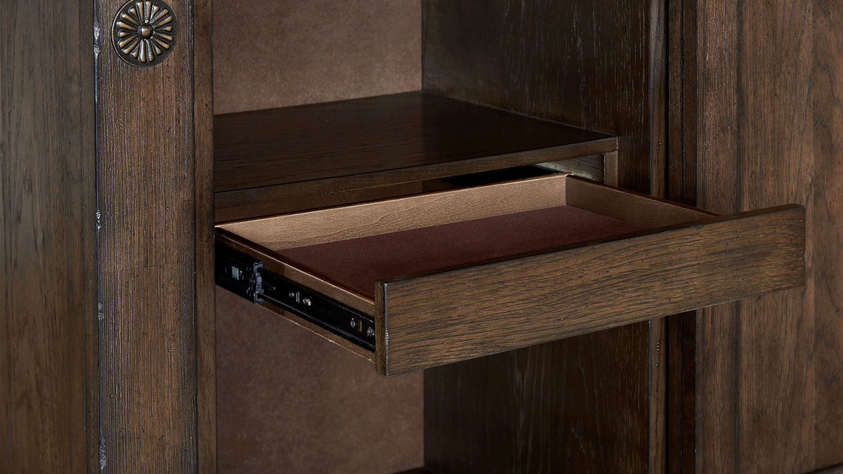 Pecan Rustic Door Chest