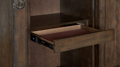 Pecan Rustic Door Chest