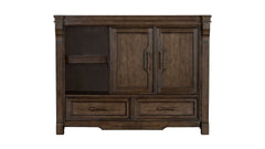 Pecan Rustic Door Chest