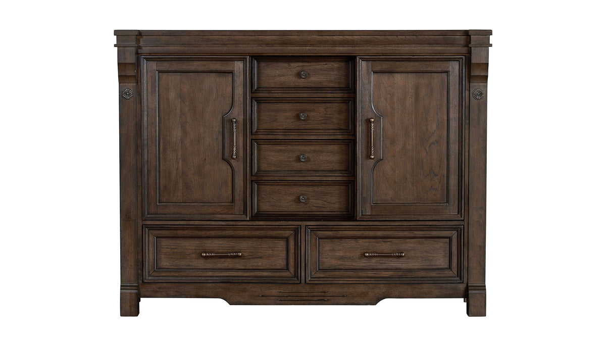 Pecan Rustic Door Chest