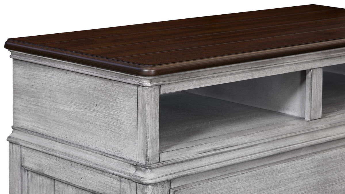 Plymouth Modern Farmhouse Distressed Media Chest