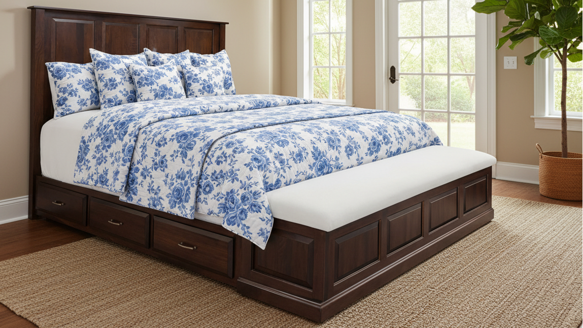 Henrietta King Storage Bed
