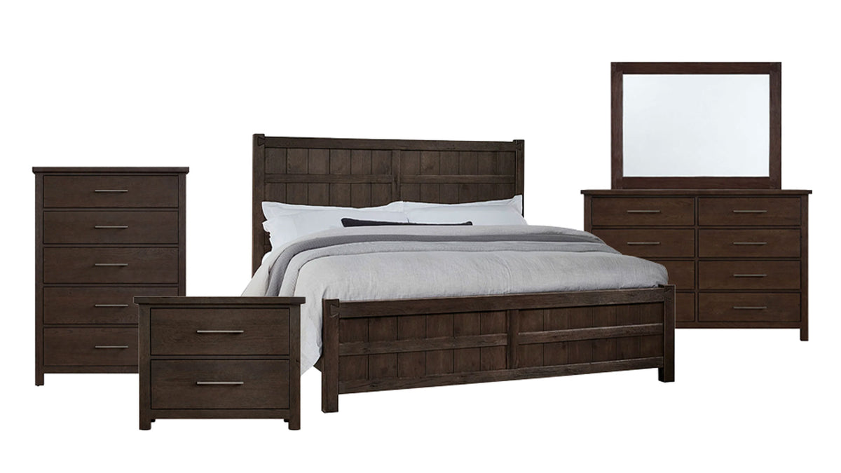 Java Dovetail 4pc King Bedroom Set by Vaughan-Bassett | Made in USA | Gallery Furniture