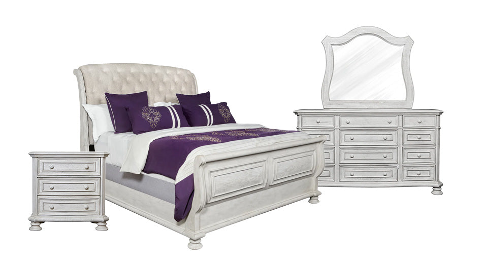 3 Pc Barton Creek Bedroom Set (King Bed, Dresser/Mirror, & Nightstand)