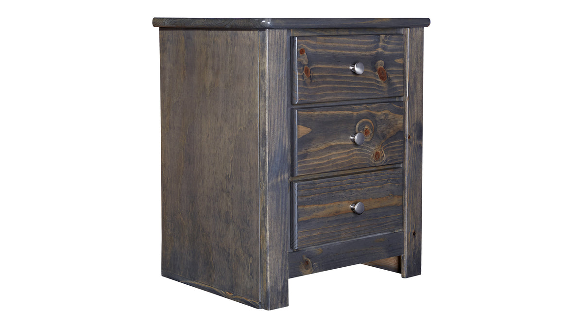 Turkey Creek Rustic Gray Nightstand