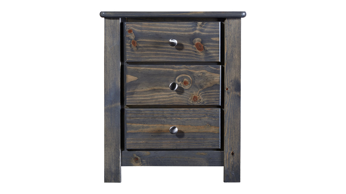 Turkey Creek Rustic Gray Nightstand