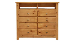 Turkey Creek Caramel Media Chest