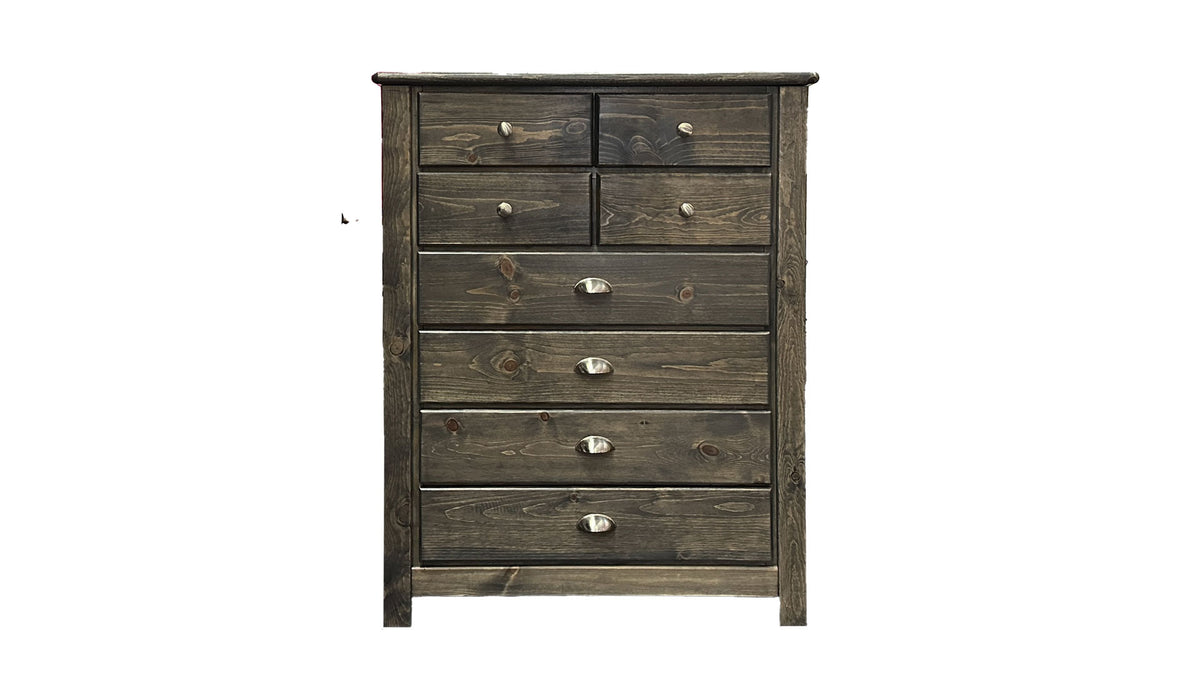 Turkey Creek Rustic Gray Eight Drawer Chest