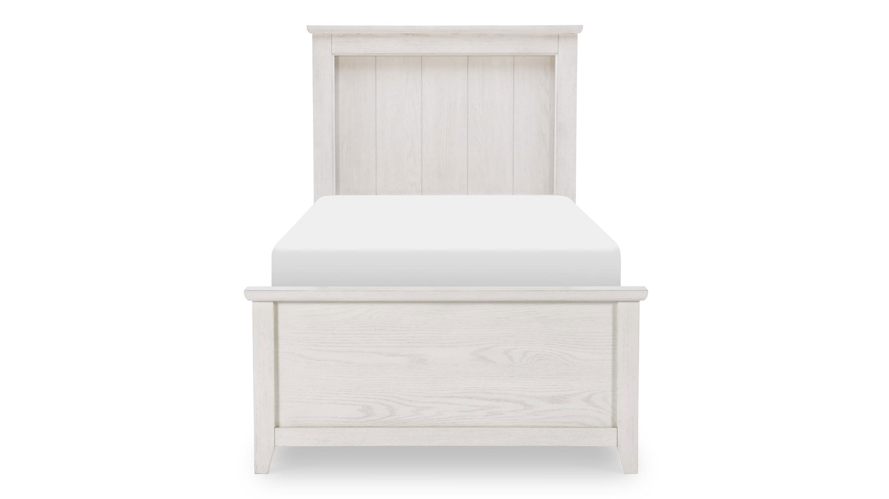Ashton Weathered Oak Farmhouse Twin Bed