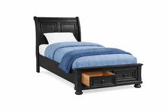 Soriah Grey Twin Storage Bed