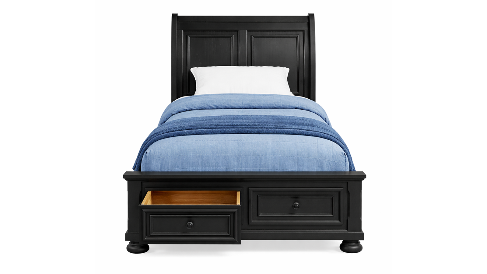 Soriah Grey Twin Storage Bed
