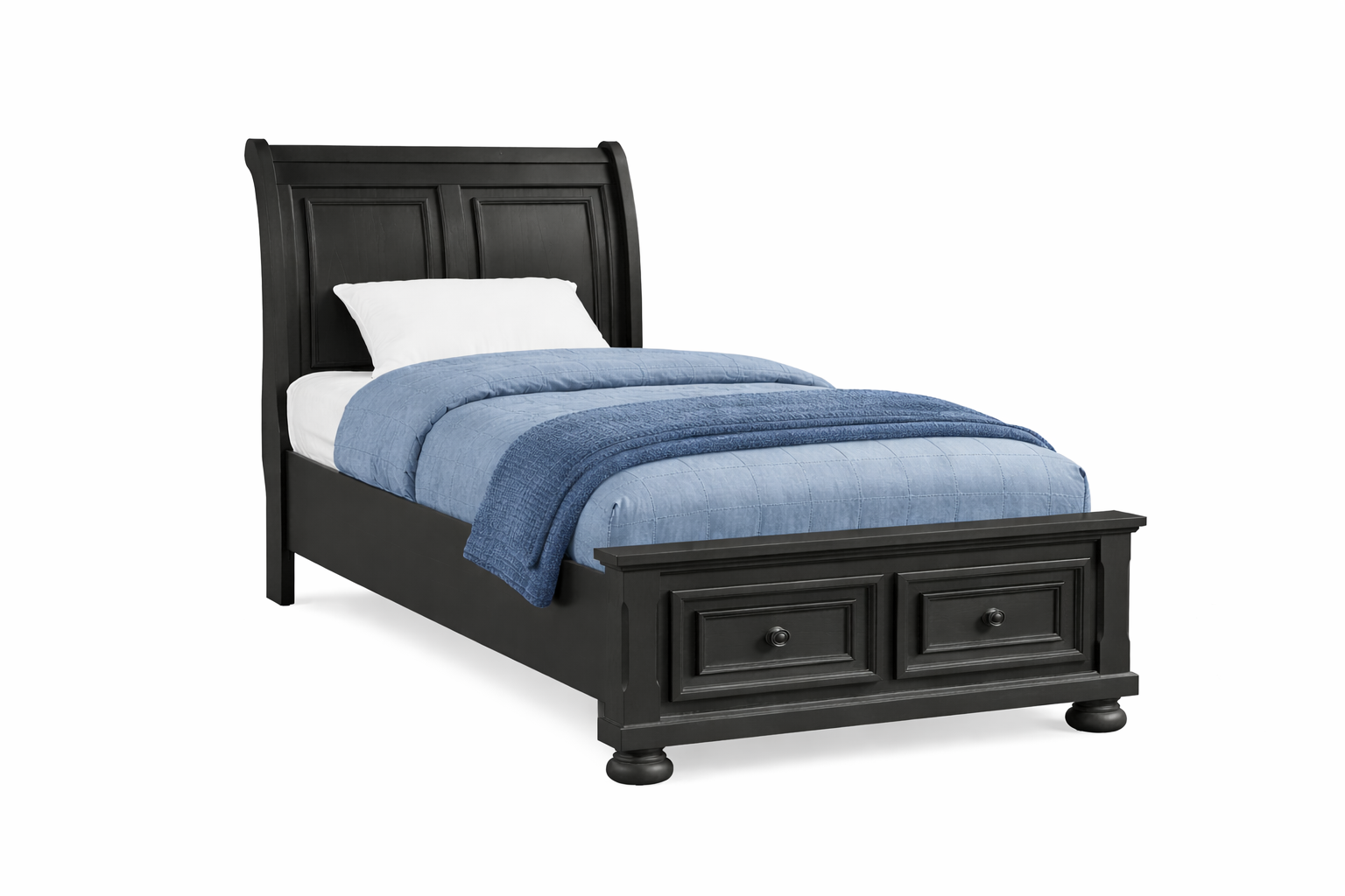 Soriah Grey Twin Storage Bed
