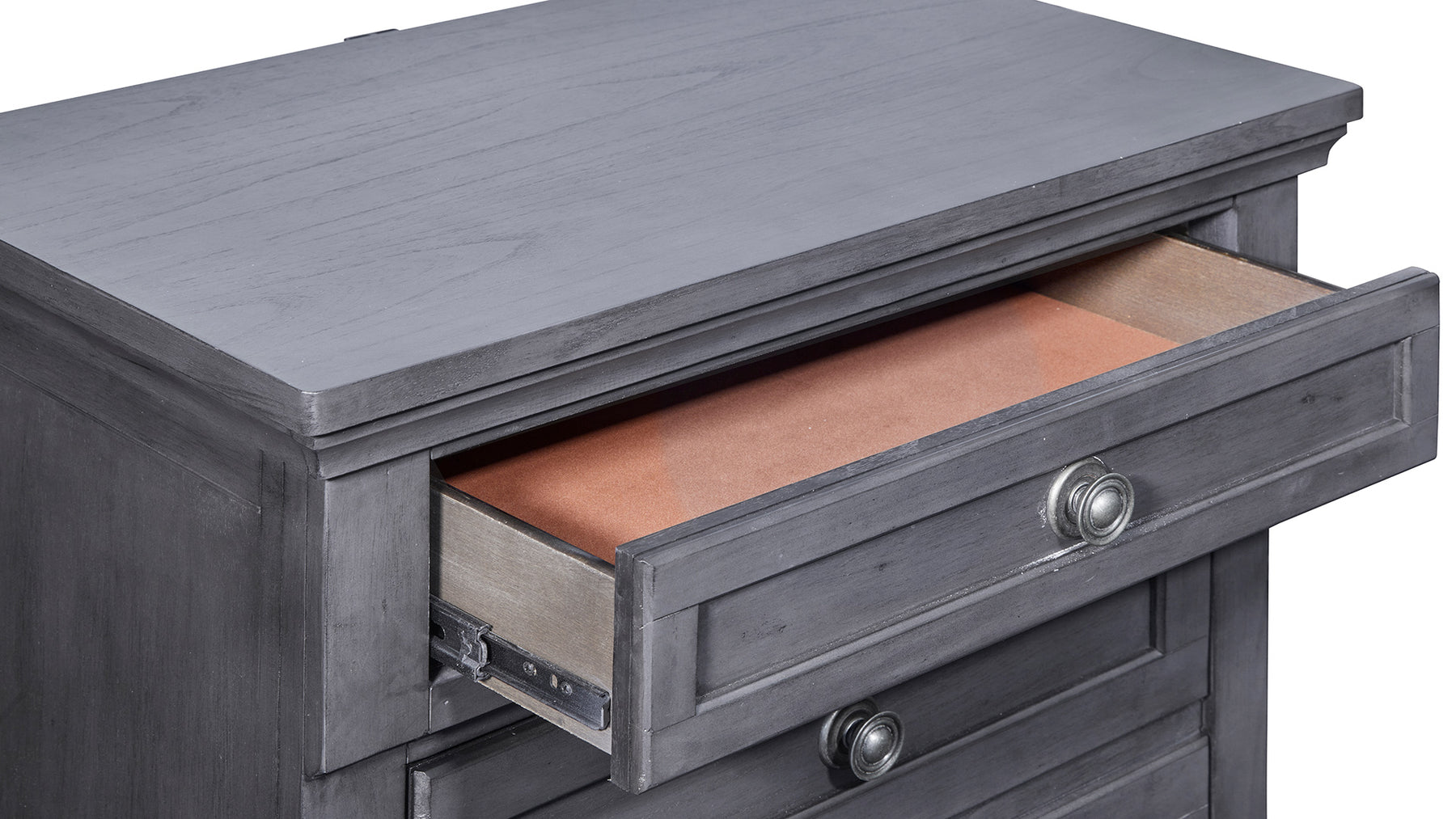 Soriah Modern Gray Nightstand