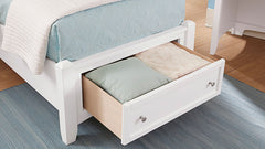 Bonanza White Twin Storage Bed