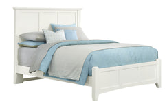 Bonanza White Full Panel Bed