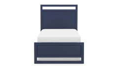 Full Size Summerland Inkwell Blue Modern Panel Bed