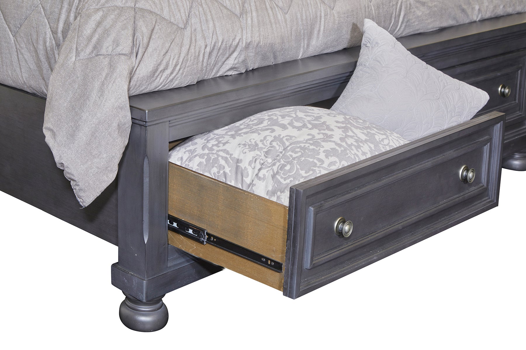 Estructura de cama con cajones «Soriah Modern» en tamaño king