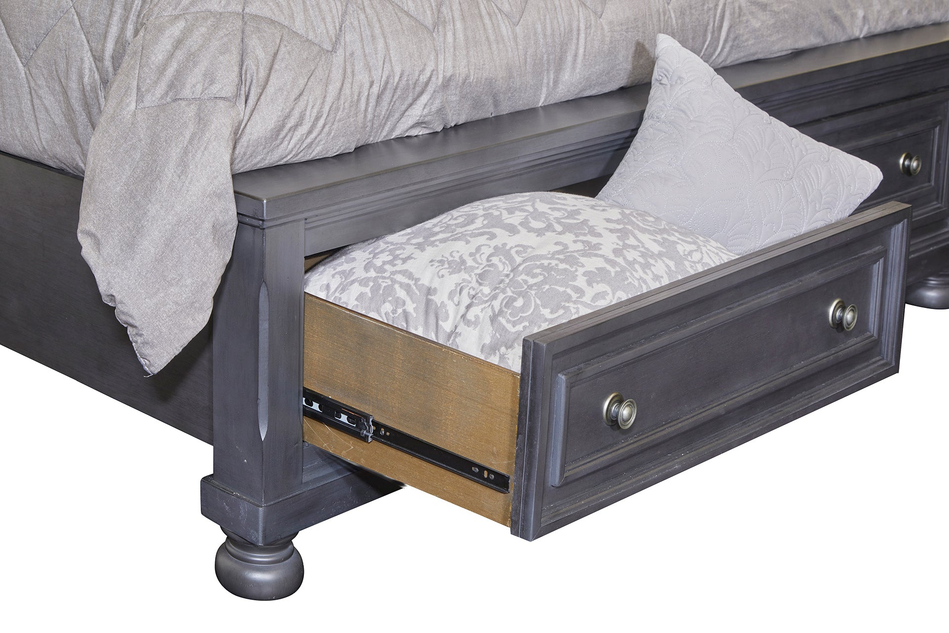 Estructura de cama con cajones «Soriah Modern» en tamaño king