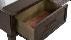 Queen Size Colorado City Modern Storage Panel Bed