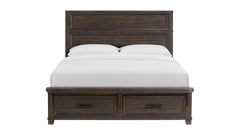 Queen Size Colorado City Modern Storage Panel Bed