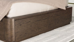 Athens Brownstone Queen Panel Storage Bed