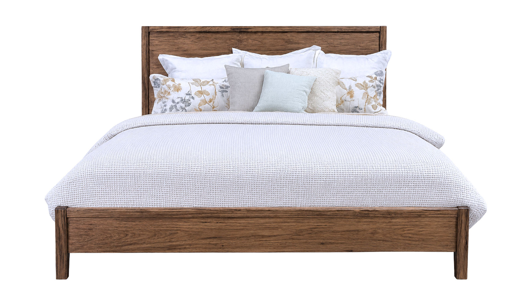 Mercer Queen Sleigh Bed by Vaughan-Bassett | Made in USA | Gallery Furniture