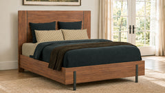 Taliesin Queen Panel Bed |Gallery Furniture