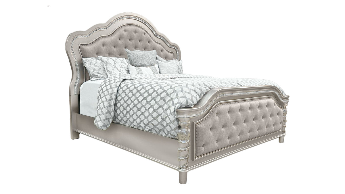 ELENA SILVER QUEEN BED